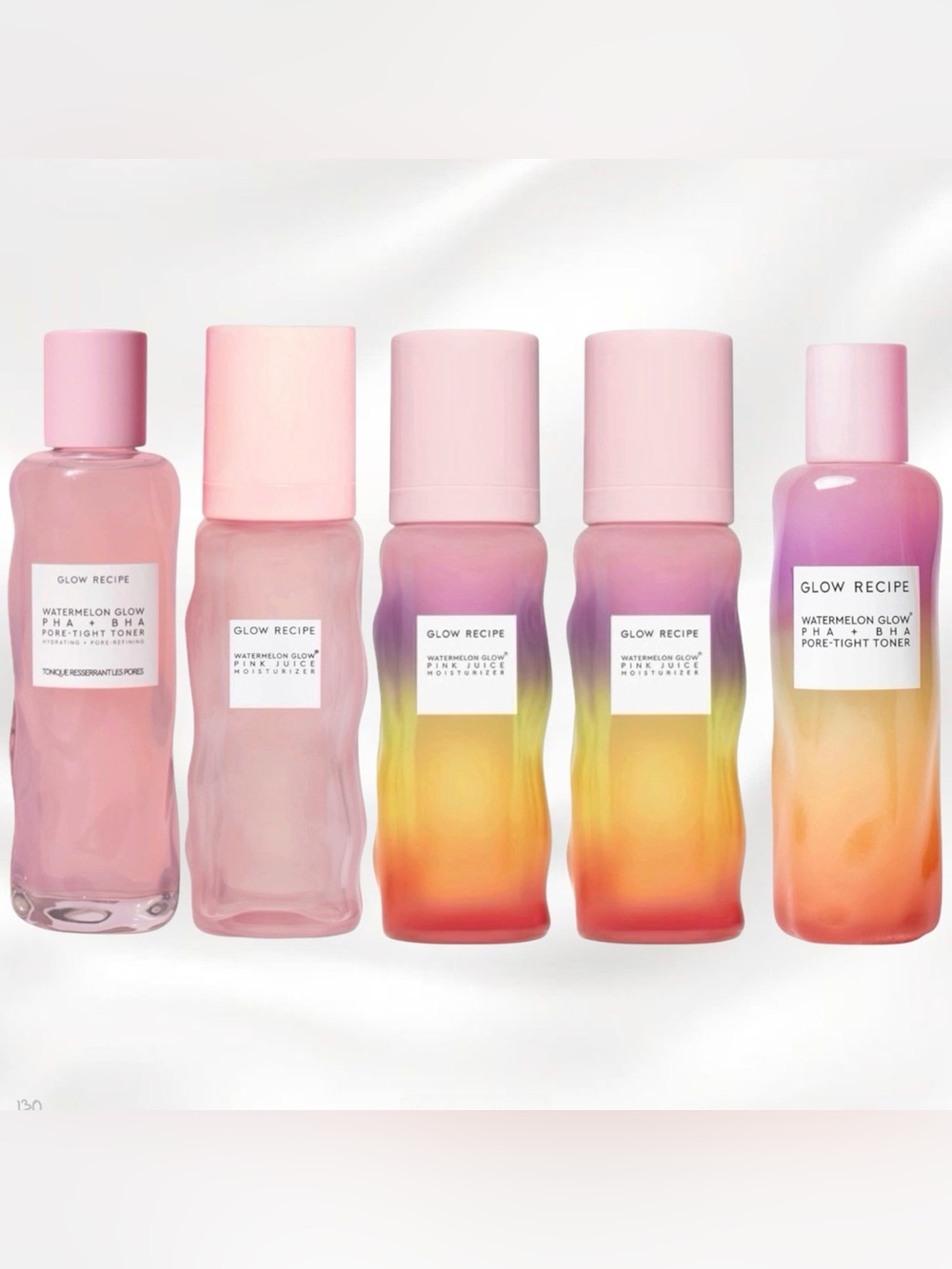 Glow Recipe Moisturizer and Toner Set 5 Pieces All New